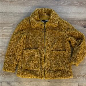 Steve Madden Golden Sherpa Jacket